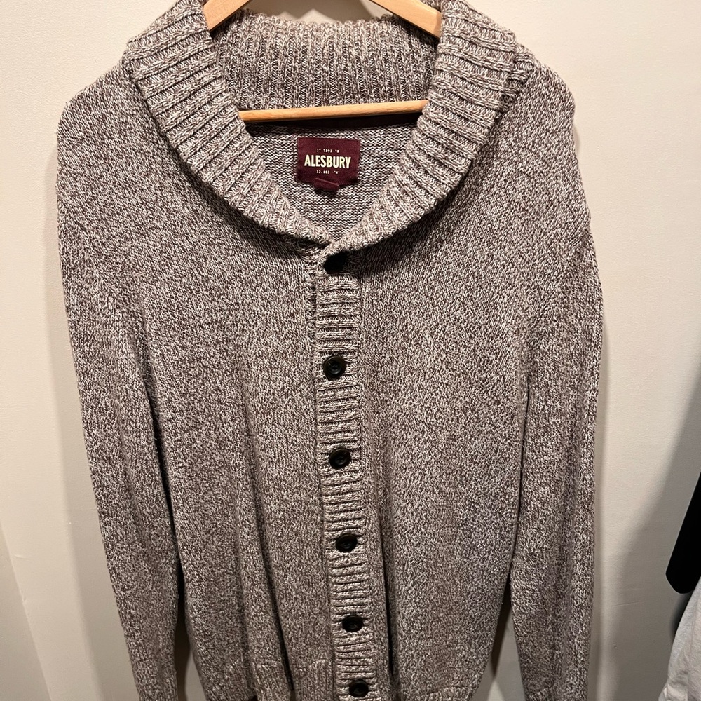 Men's Alesbury Shawl Collar Button-Up Sweater - Stitch Fix